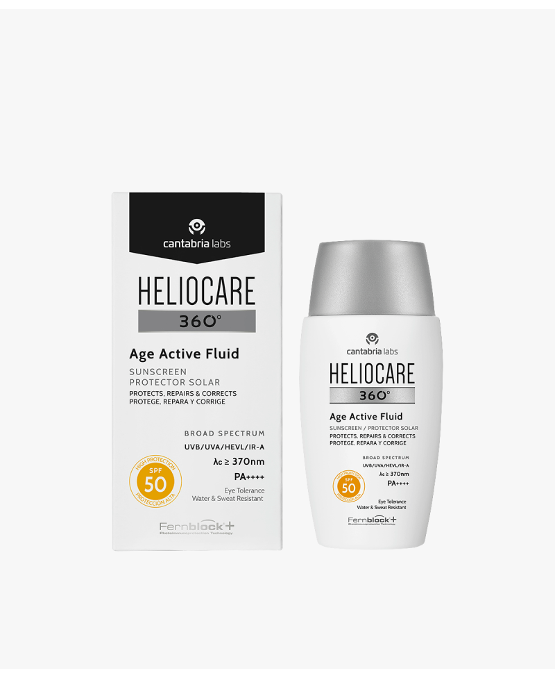 HELIOCARE 360 AGE ACTIVE FLUID PROTECTOR SOLAR PROTEGE REPARA Y CORRIGE  50 ML