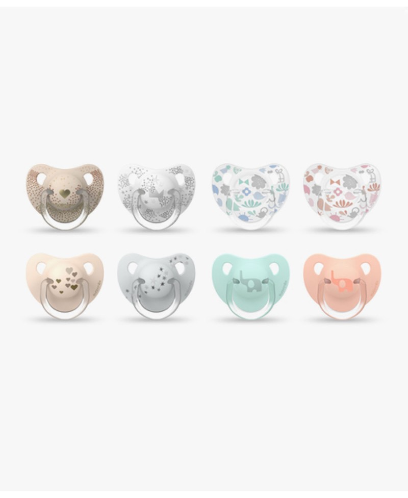 SUAVINEX CHUPETE SILICONA ANATOMICO  CLASICO 0 - 6 MESES 2 UNIDADES