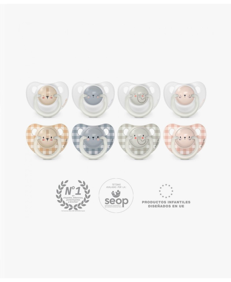 SUAVINEX CHUPETE SILICONA FISIOLOGICO  FUSION 2 - 4 MESES 1 UNIDAD