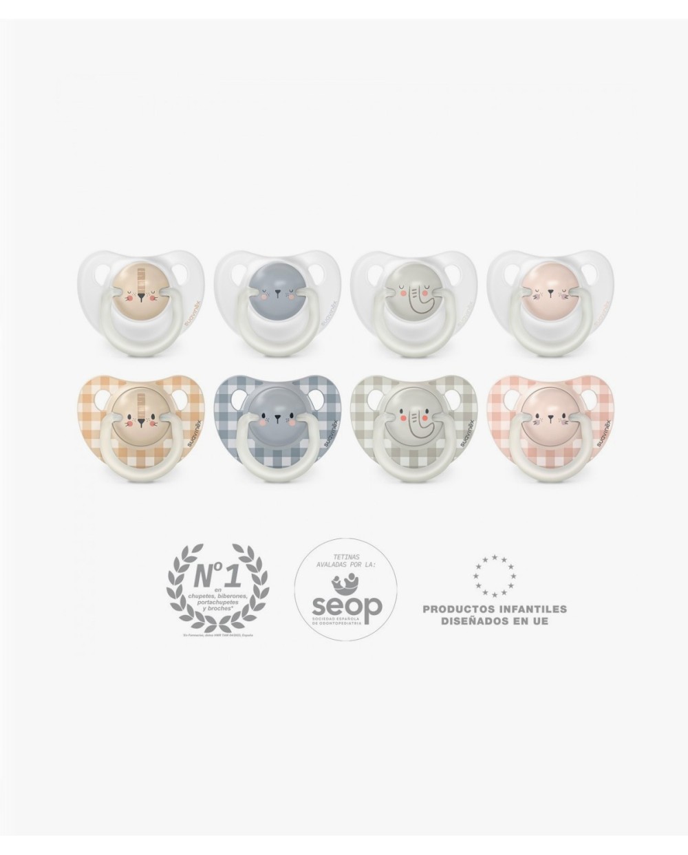 SUAVINEX CHUPETE SILICONA FISIOLOGICO  FUSION 2 - 4 MESES 1 UNIDAD