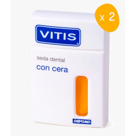 VITIS SEDA DENTAL CON CERA 50 M 2 U DUPLO
